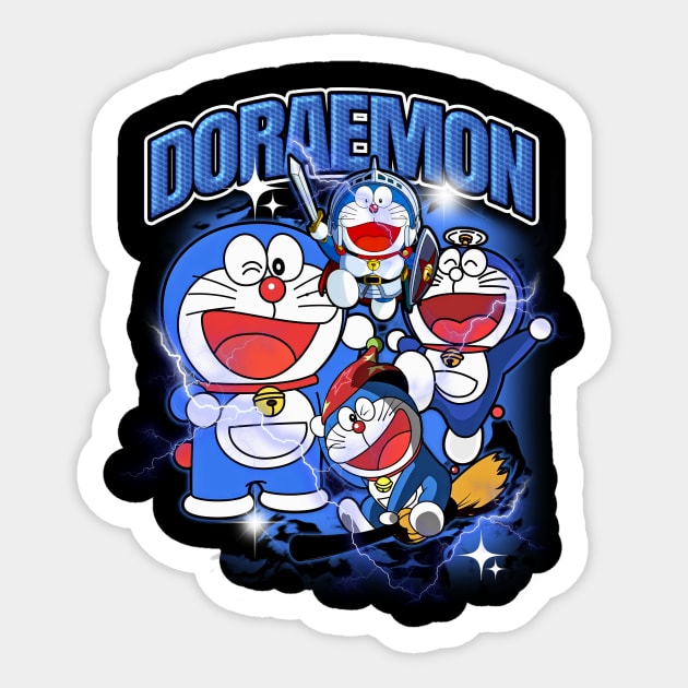 Doraemon Vintage90s Sticker by Dewo Sadewo